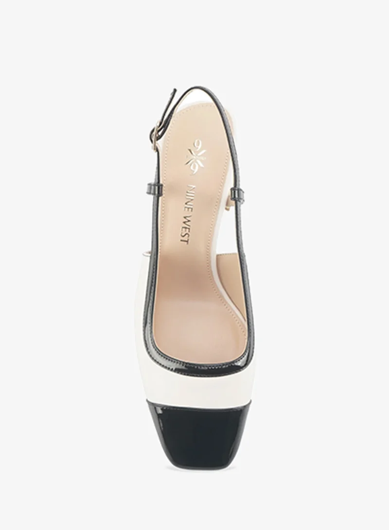 NINE WEST Ankle Strap Mid Heel Pumps